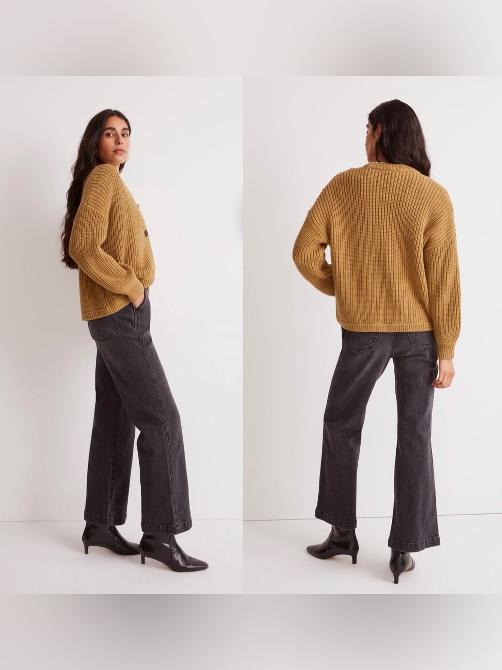 Madewell Shirttail Cardigan Sweater S